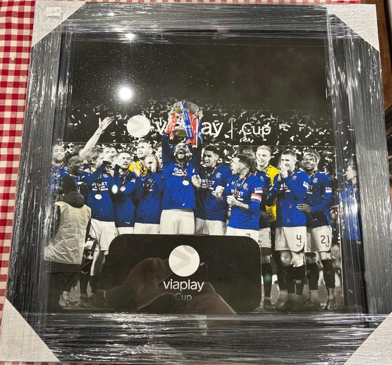 Rangers FC Viaplay Cup Winners Framed Print