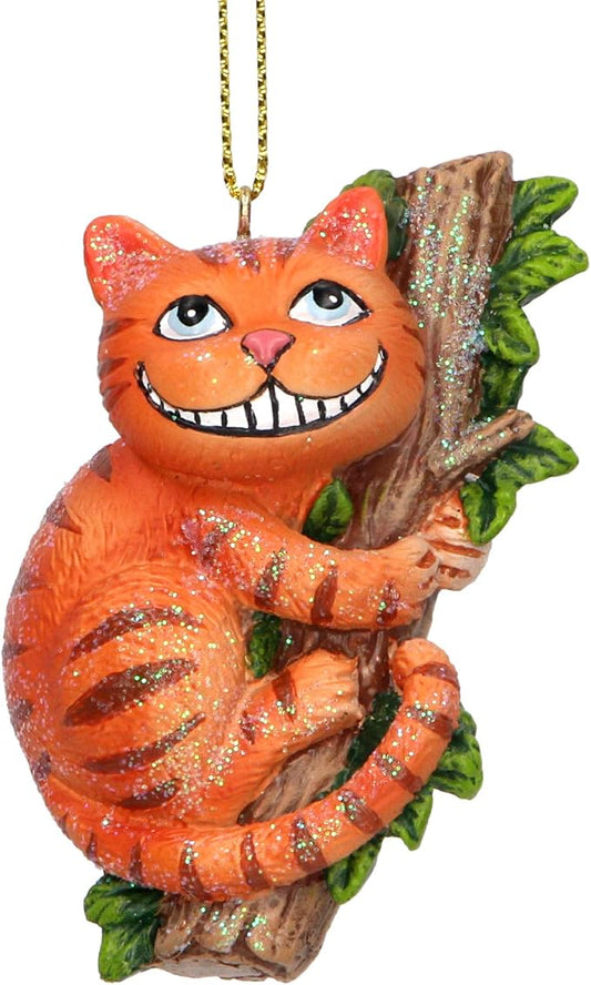 Resin Cheshire Cat - Christmas Tree Decoration