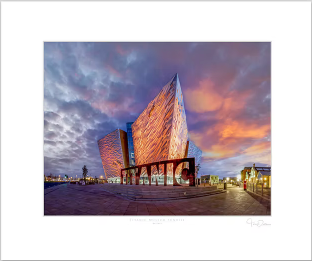 Titanic Museum Sunrise Print