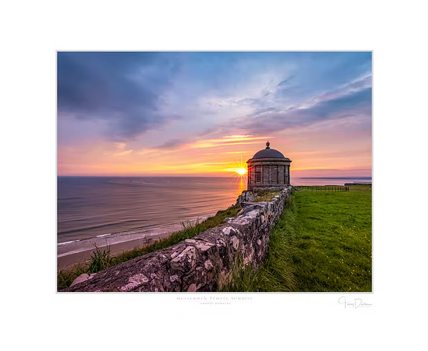 Mussenden Temple Sunrise Print