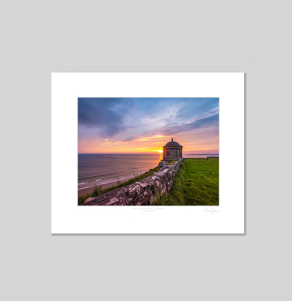 Mussenden Temple Sunrise Print