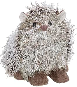 Standing Snowy Bristle Hedgehog