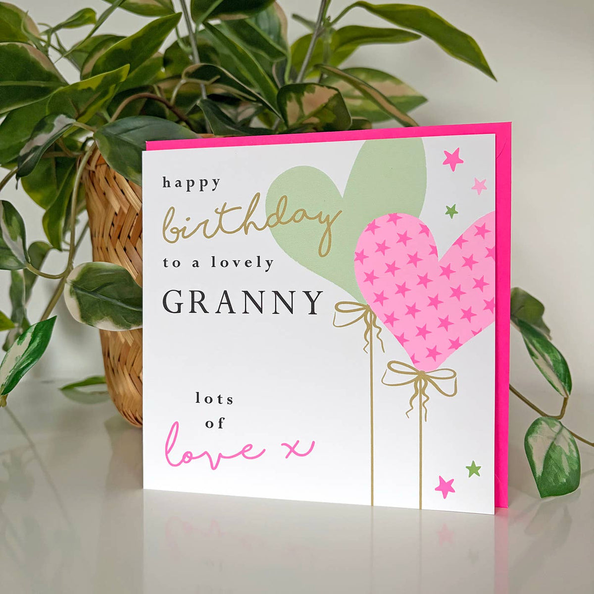 Heart Balloon Birthday Granny