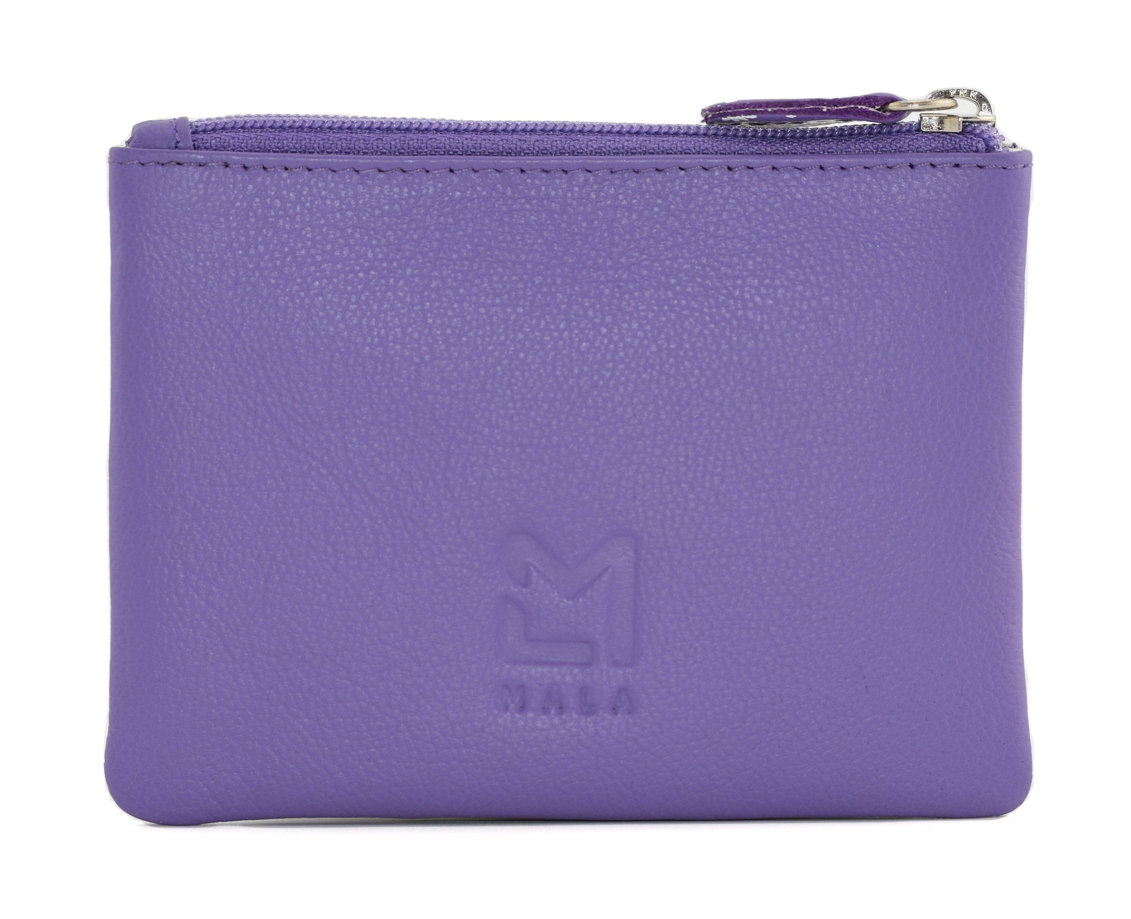 Peony Coin Purse: Purple
