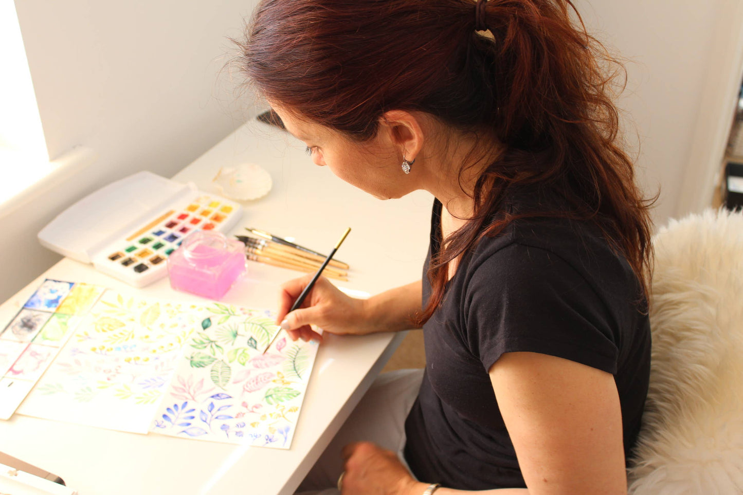 Dog with Balloons Birthday - Hand-Finished Wholesale Card