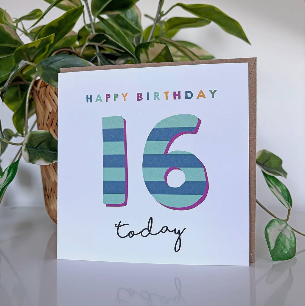 Candy Stripe 16th Birthday