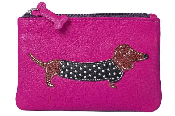 Best Friends Sausage Dog Coin Purse - 4133 65: Black