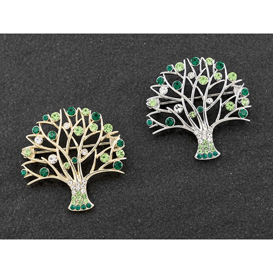 Colourful Tree Brooch