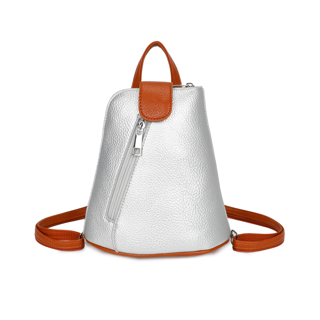 1052 Mini Bucket Backpack Zip Detail Style: Pink