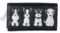 Best Friends Sitting Dogs Matinee Purse RFID - 3508 65: Black
