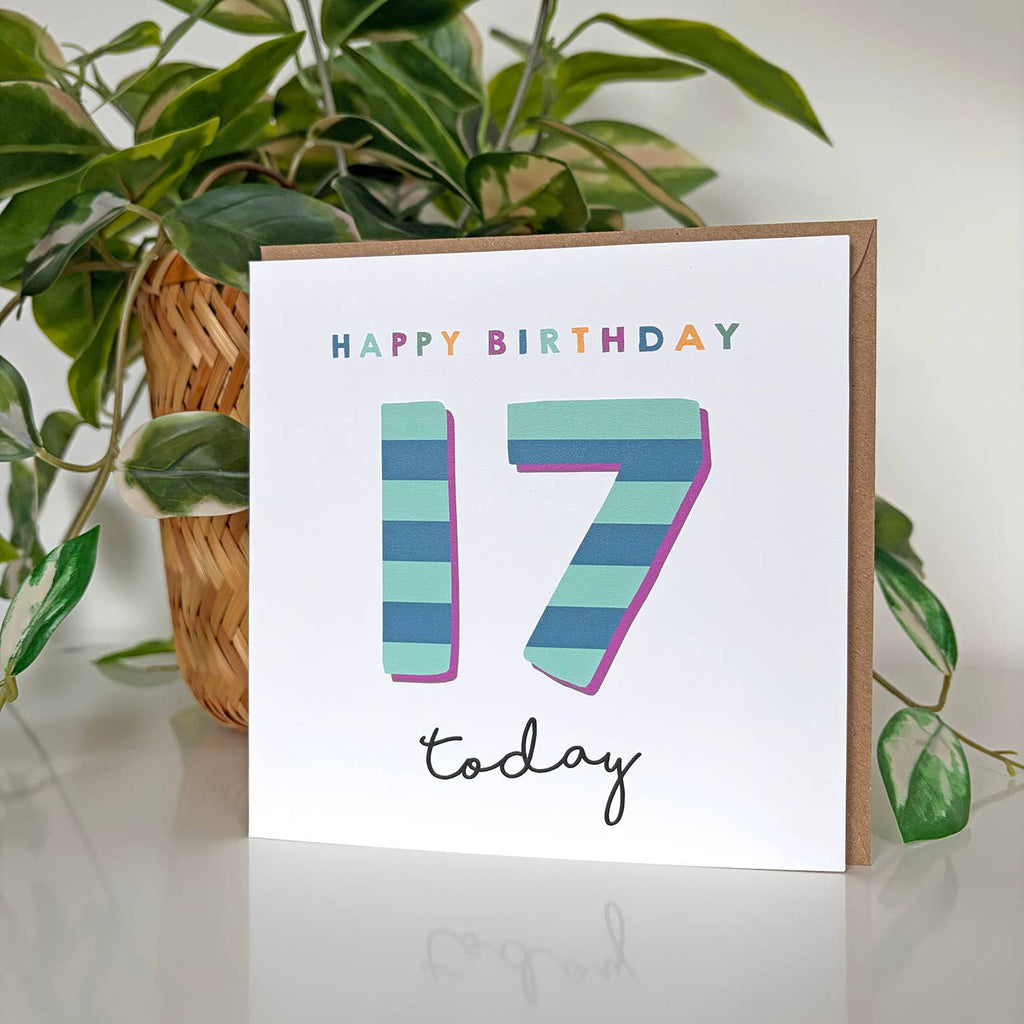 Candy Stripe 17th Birthday