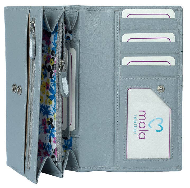 Sophia Matinee Purse - RFID Grey
