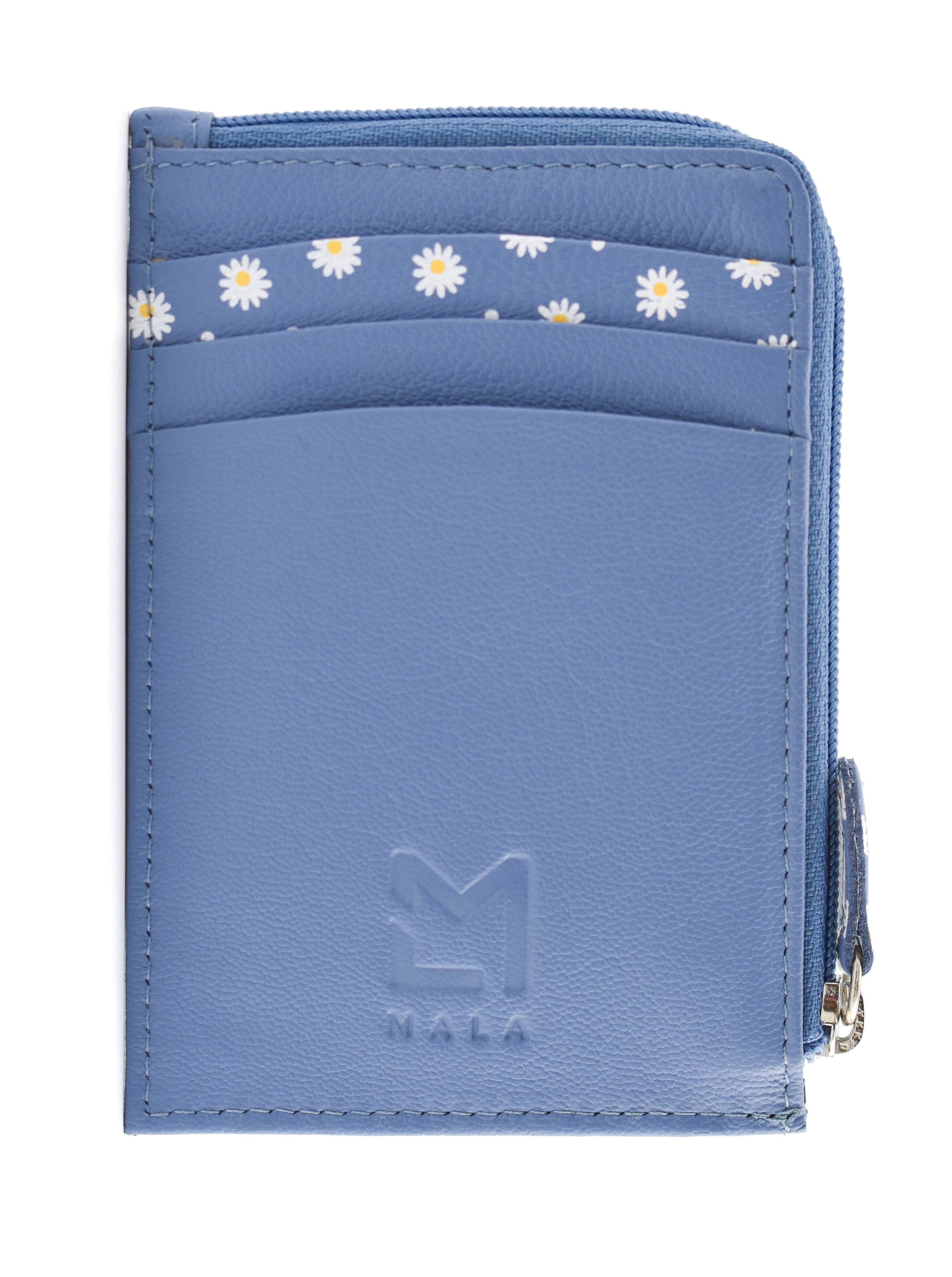 Peony Card and Coin Holder: Purple