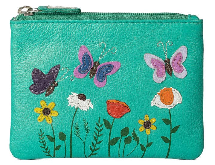 Sophia Coin Purse - RFID: Turquoise