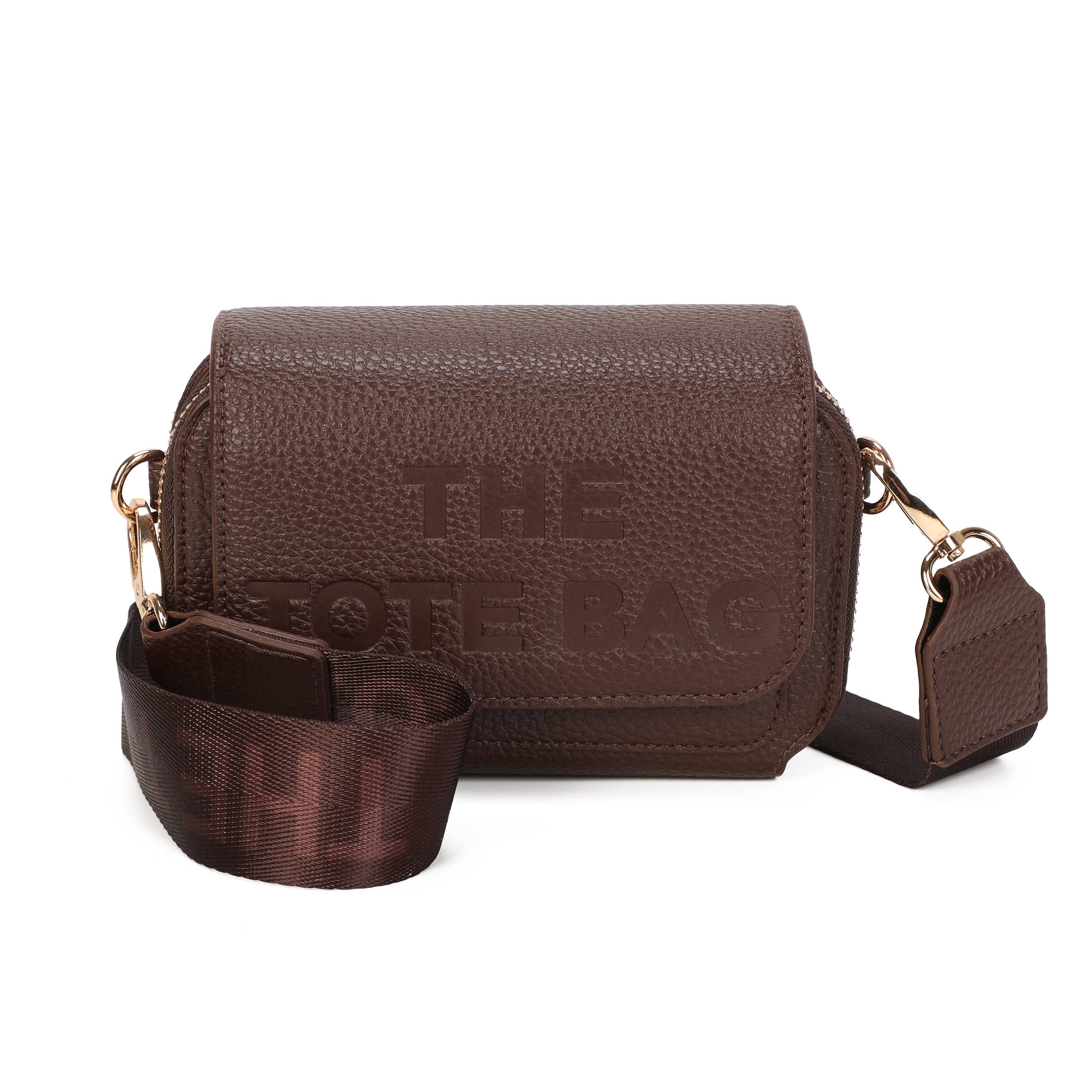 JM1762 Compact Crossbody Phone Bag with Built-in Wallet: Black