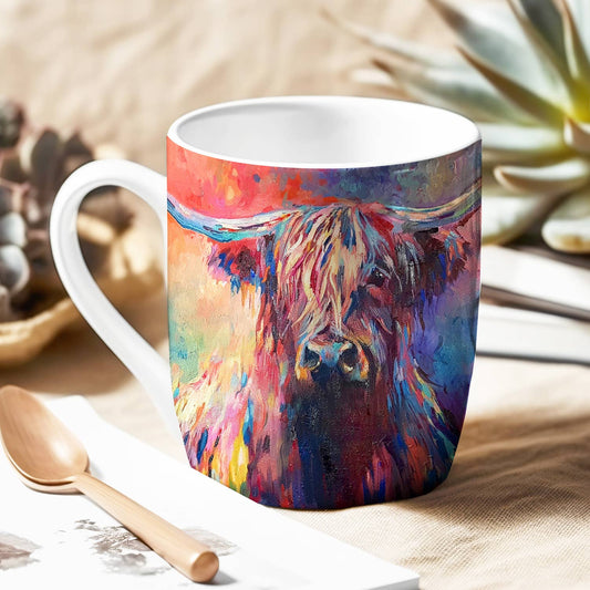 Highland Cow Bone China Mug SG03H