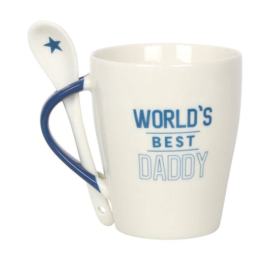 World's Best Daddy Father's Day Mug and Spoon Set