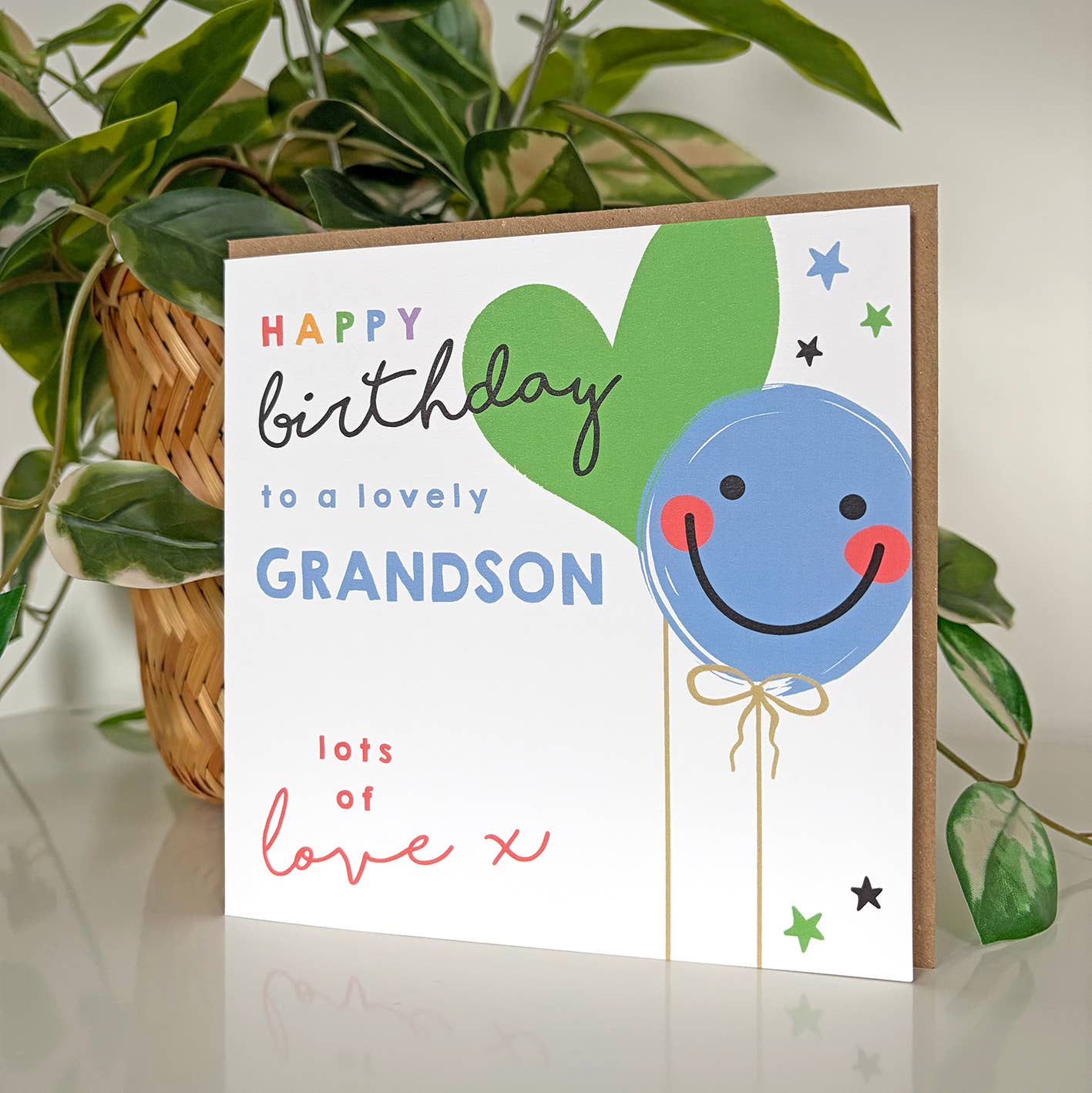 Smiley Balloon Birthday Granddaughter