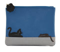 Cat & Mouse Coin Purse - 4286 95: Blue