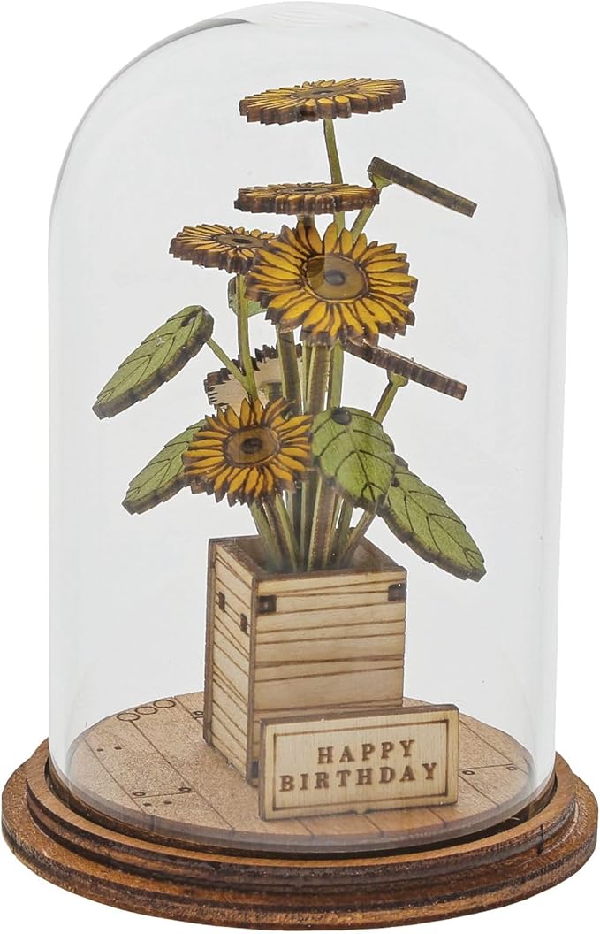 Happy Birthday - Flower Figurine