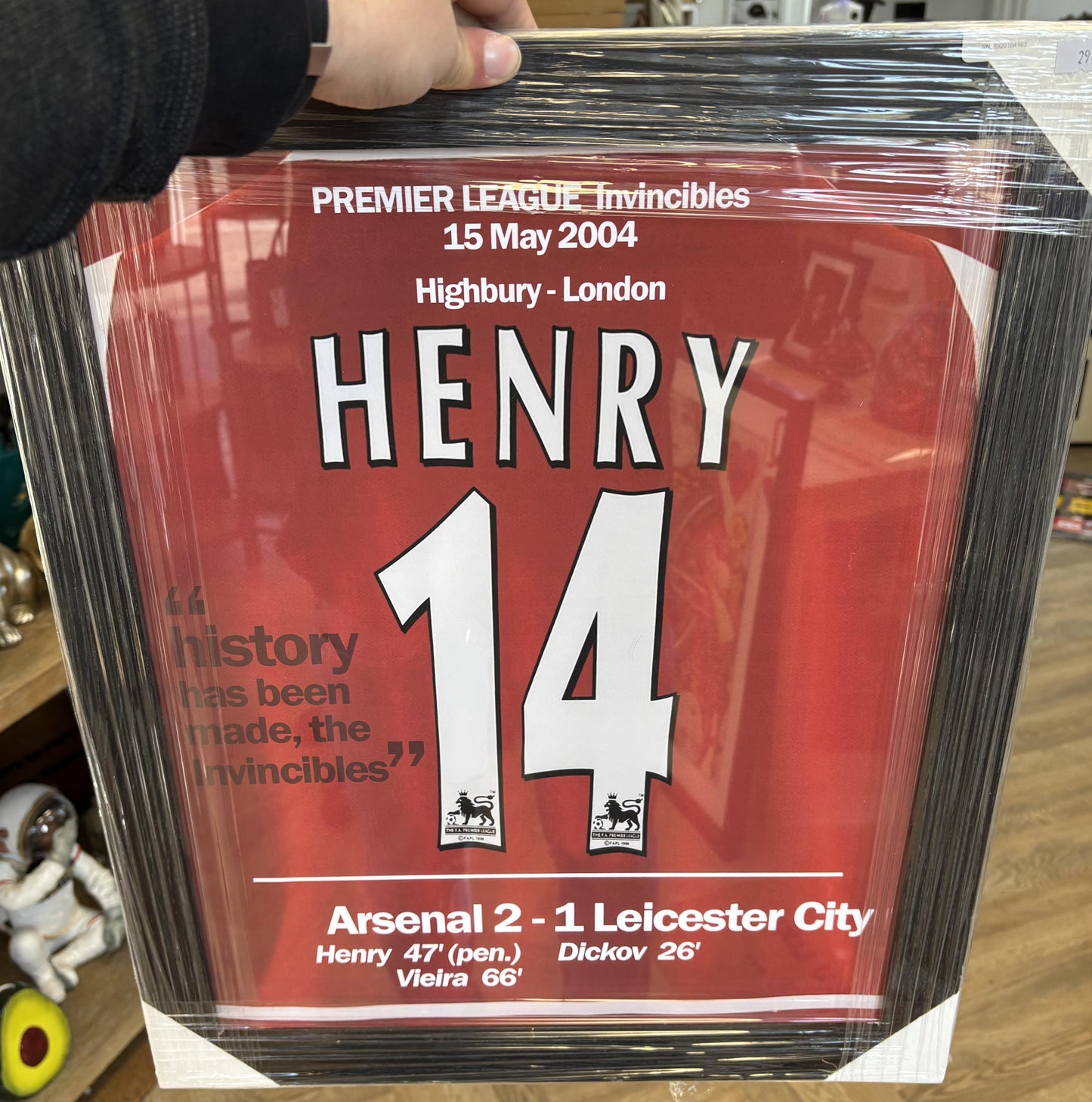 Arsenal Commemorative Framed Art (Collection Only!)