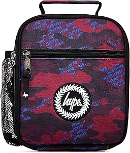 Hype Burgundy & Blue Logo CAMO Lunchbox