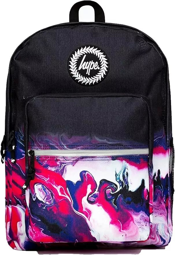 hype Unisex Kid's Purple & Pink Marble Gradient Backpack