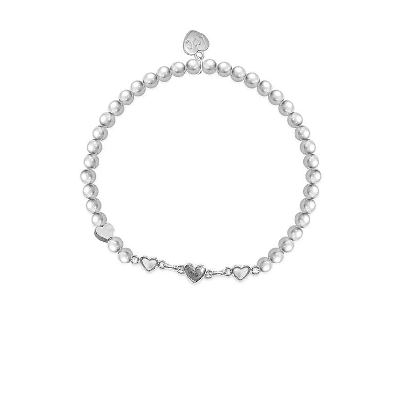 Life Charm Our Daughter Plated Silver Bracelet