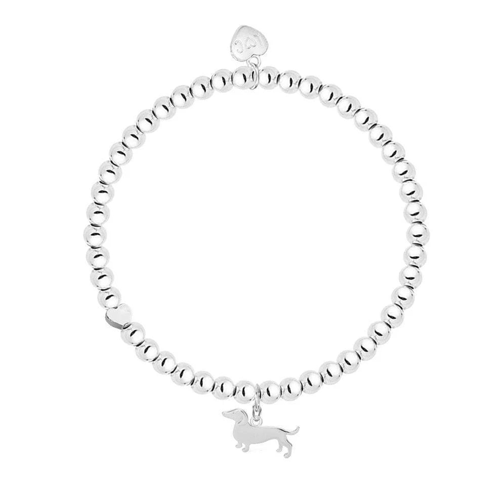 Life Charm Little Sausage Silver Plated Bracelet