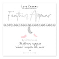 Life Charm Feathers Appear Silver Plated Bracelet