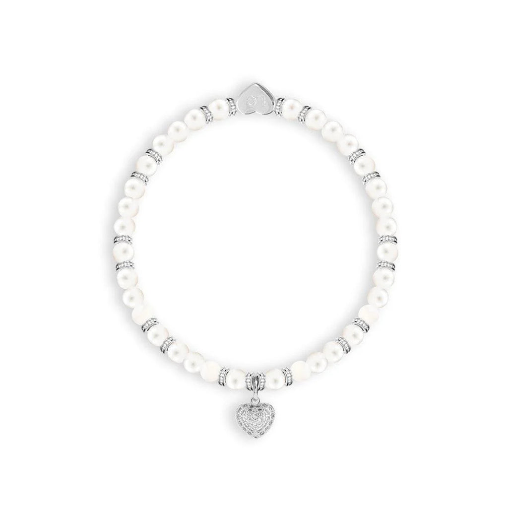 Life Charm Thank You Bridesmaid Fresh Water Pearls Bracelet