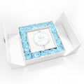 Life Charms Something Blue Wedding Gift Silver Plated With Fresh Water Pearls