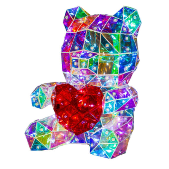 Mini Galaxy Heart Bear- Interactive LED Light