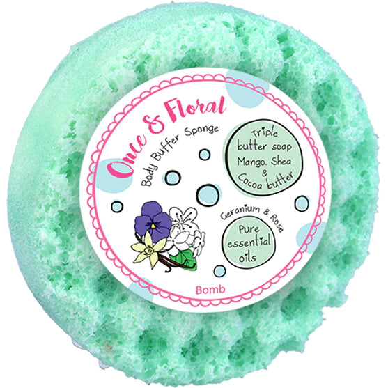 Once & Floral Body Buffer Soap Sponge