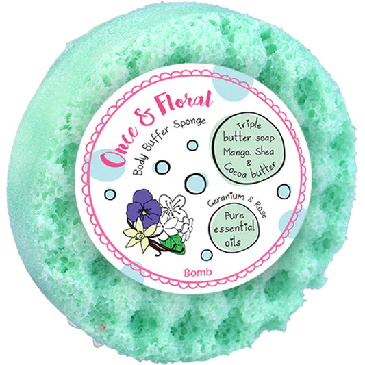 Once & Floral Body Buffer Soap Sponge