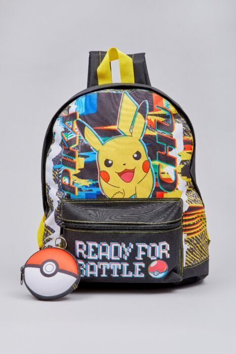 Pokemon BATTLE READY Coin Purse Official Licensed Kids Roxy School Bag Backpack