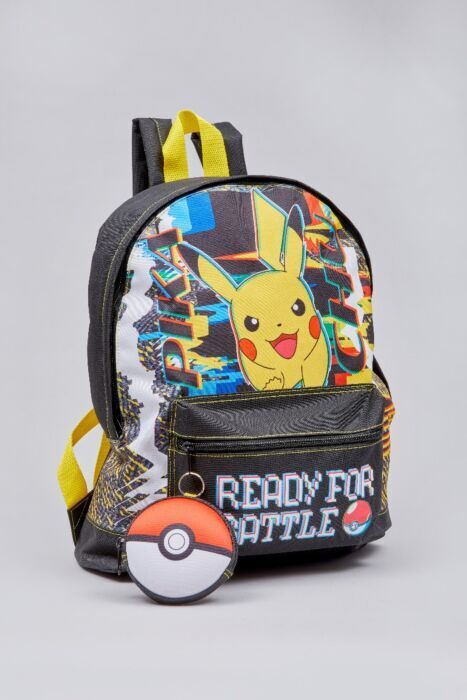 Pokemon BATTLE READY Coin Purse Official Licensed Kids Roxy School Bag Backpack