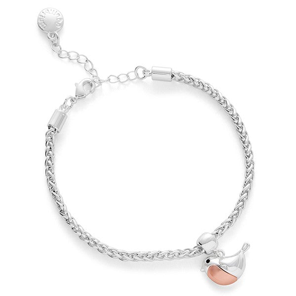 Robins Appear Two Tone Bracelet